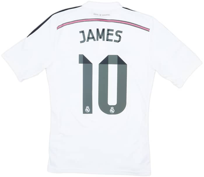2014-15 Real Madrid Home Shirt James #10 - 6/10 - (S)