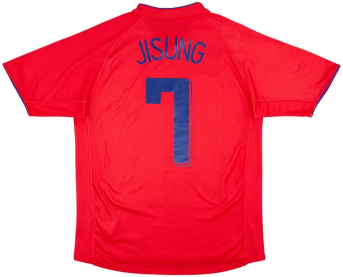 2006-08 South Korea Home Shirt Ji Sung #7 - 8/10 - (L)