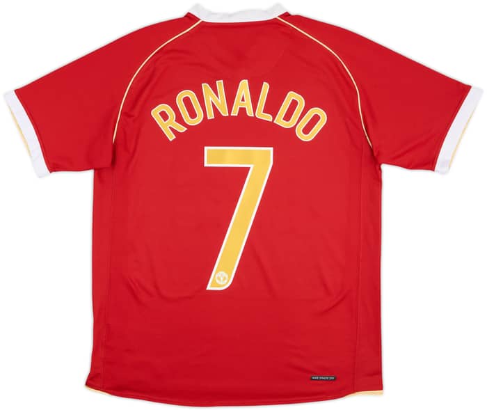 2006-07 Manchester United Home Shirt Ronaldo #7 - 7/10 - (M)