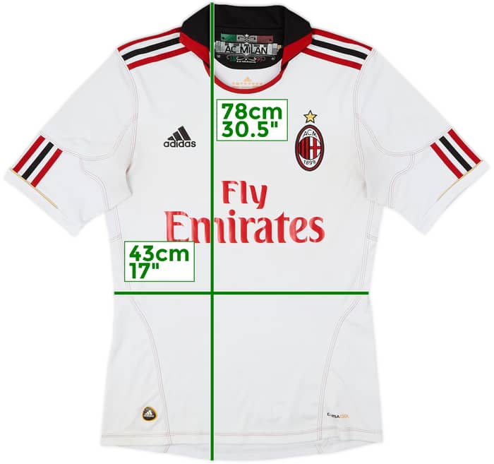 2010-11 AC Milan Away Shirt - 7/10 - (M)