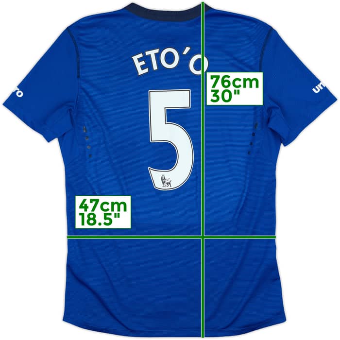 2014-15 Everton Home Shirt Eto'o #5 - 10/10 - (M)