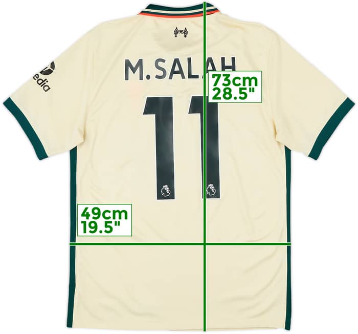 2021-22 Liverpool Away Shirt M.Salah #11 - 8/10 - (M)