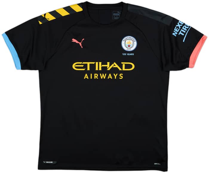 2019-20 Manchester City Away Shirt Kun Aguero #10 - 10/10 - (XL)
