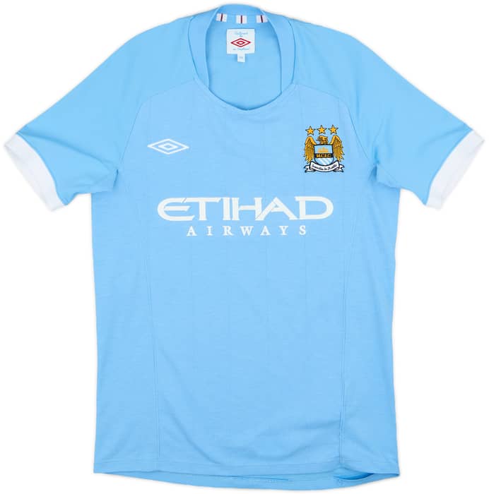 2009-10 Manchester City Home Shirt Tevez #32 - 6/10 - (M.Boys)