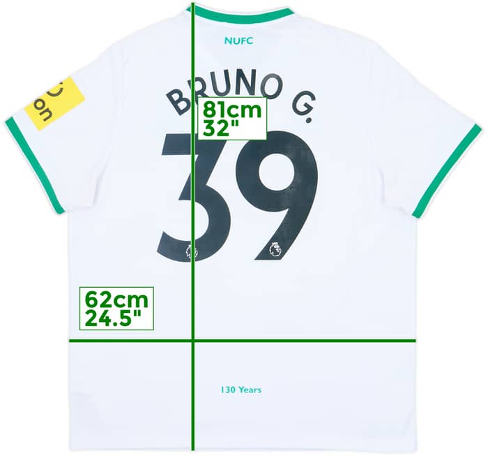 2022-23 Newcastle Third Shirt Bruno G. #39 - 10/10 - (XXL)