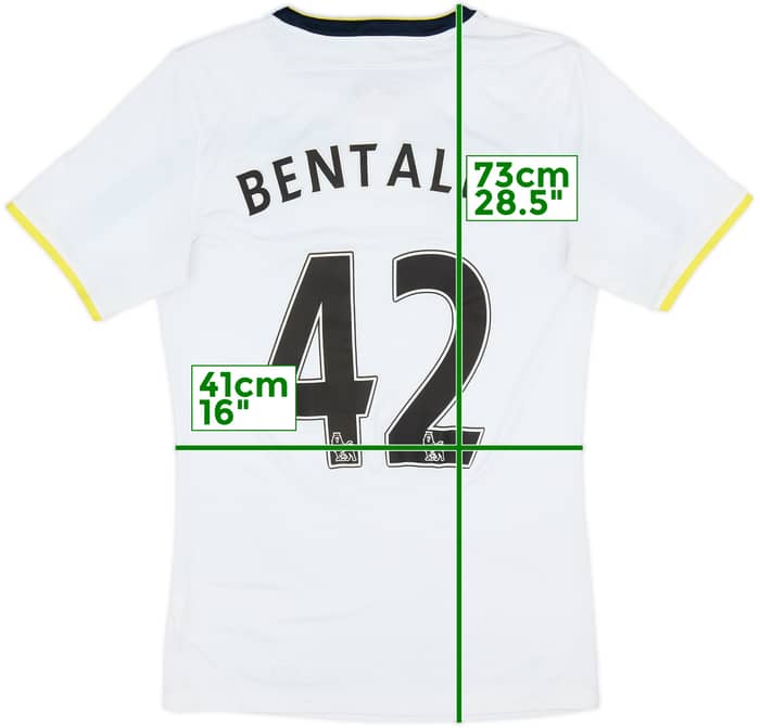2014-15 Tottenham Home Shirt Bentaleb #42 - 5/10 - (S)