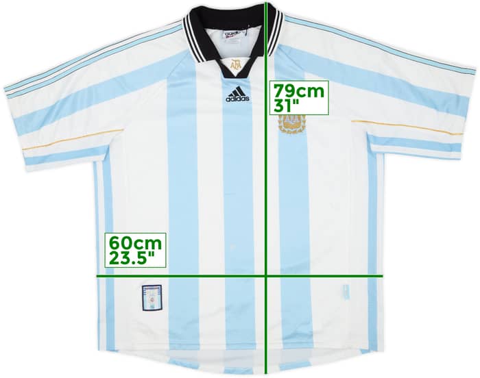 1998-99 Argentina Home Shirt - 5/10 - (XL)