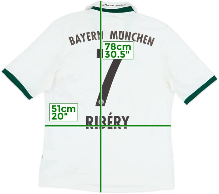 2013-14 Bayern Munich Away Shirt Ribery #7 - 5/10 - (M)