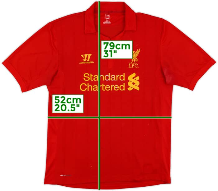 2012-13 Liverpool Home Shirt - 4/10 - (L)
