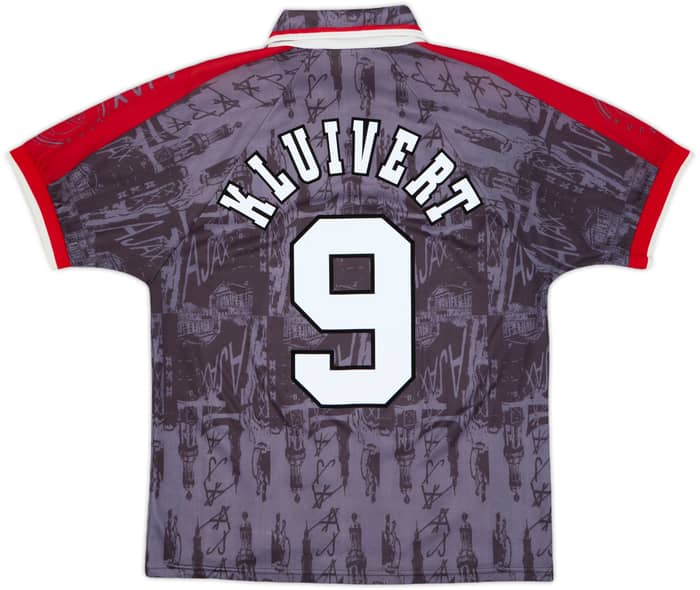 1996-97 Ajax Away Shirt Kluivert #9 - 8/10 - (M)