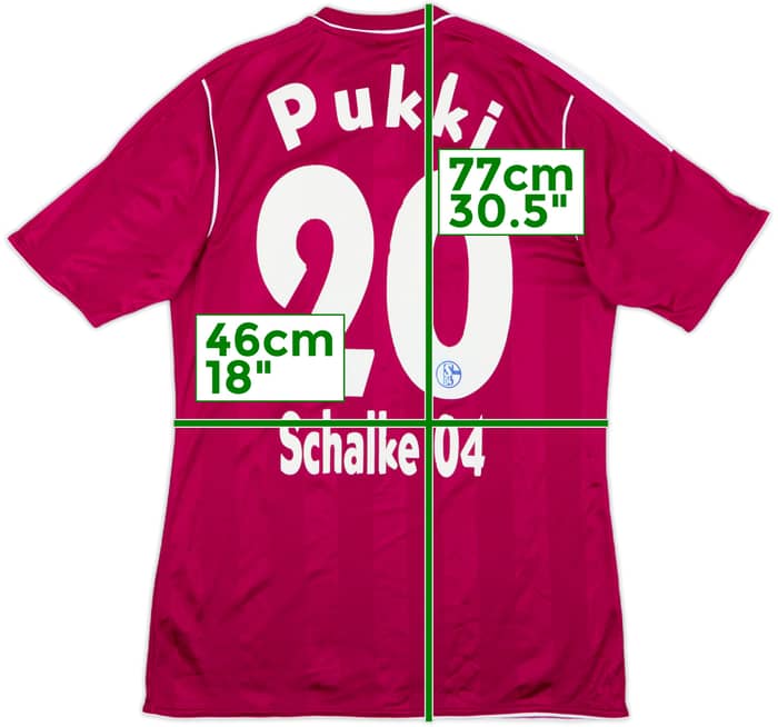 2011-12 Schalke Third Shirt Pukki #20 - 5/10 - (M)