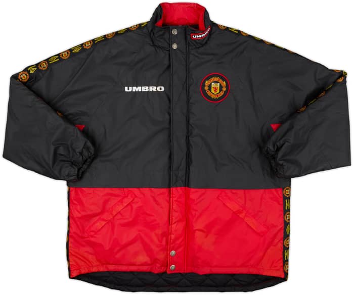 1994-95 Manchester United Umbro Padded Bench Coat - 8/10 - (XL)