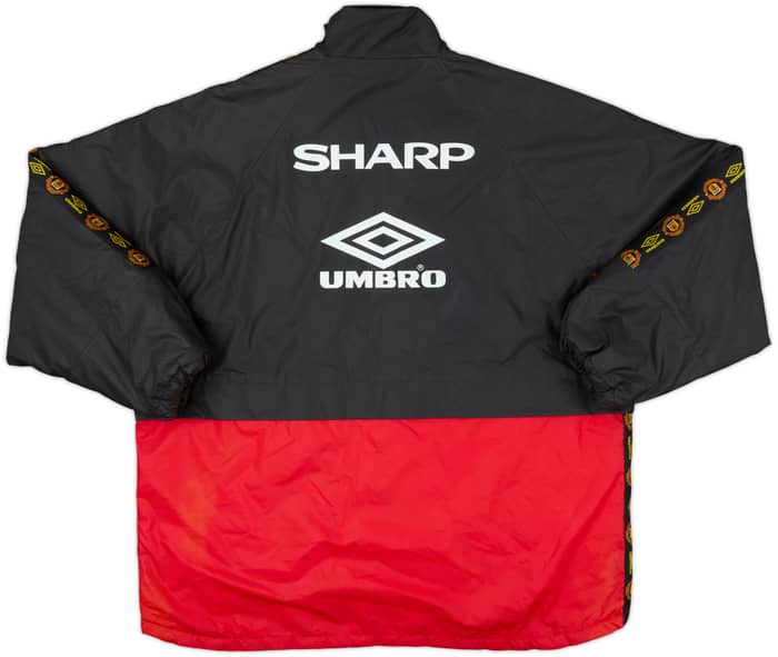 1994-95 Manchester United Umbro Padded Bench Coat - 8/10 - (XL)