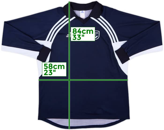 2001-02 Bordeaux adidas Training L/S Shirt - 9/10 - (XL)