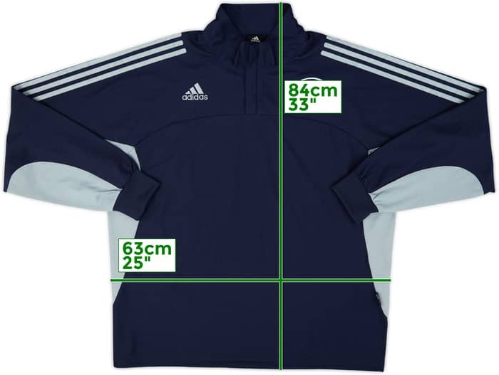 2003-04 Bordeaux adidas 1/4 Zip Drill Top - 7/10 - (XL)