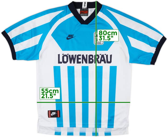 1995-96 1860 Munich Home Shirt #9 - 9/10 - (L)