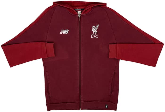 2018-19 Liverpool New Balance Hooded Track Jacket - 5/10 - (S)