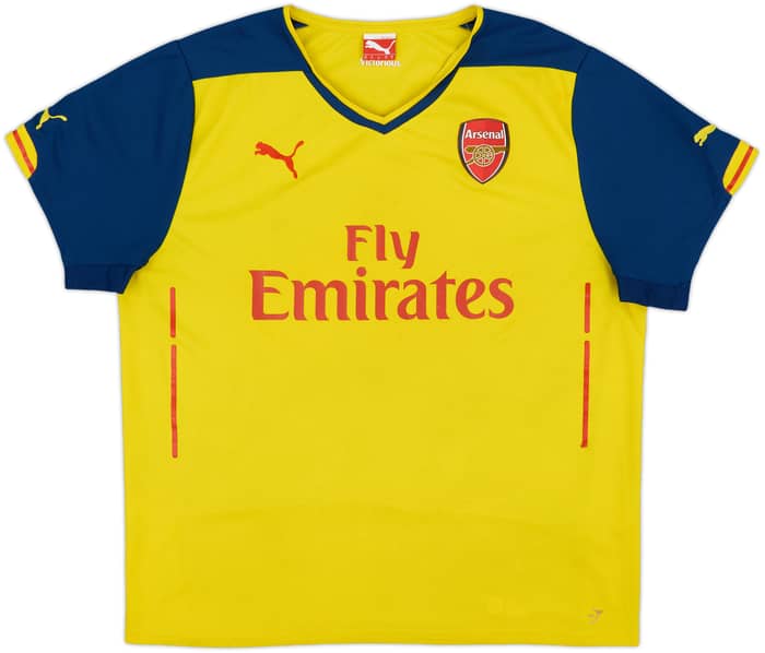2014-15 Arsenal Away Shirt Arteta #8 - 6/10 - (XL)
