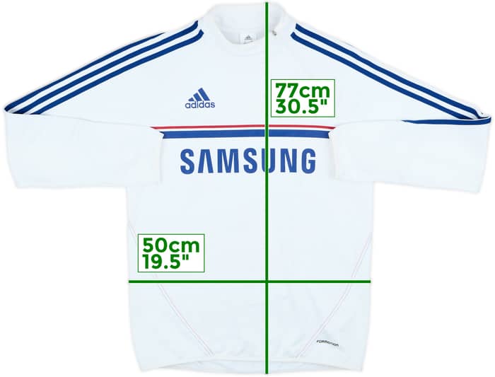 2013-14 Chelsea adidas 1/4 Zip Training Top - 8/10 - (M)