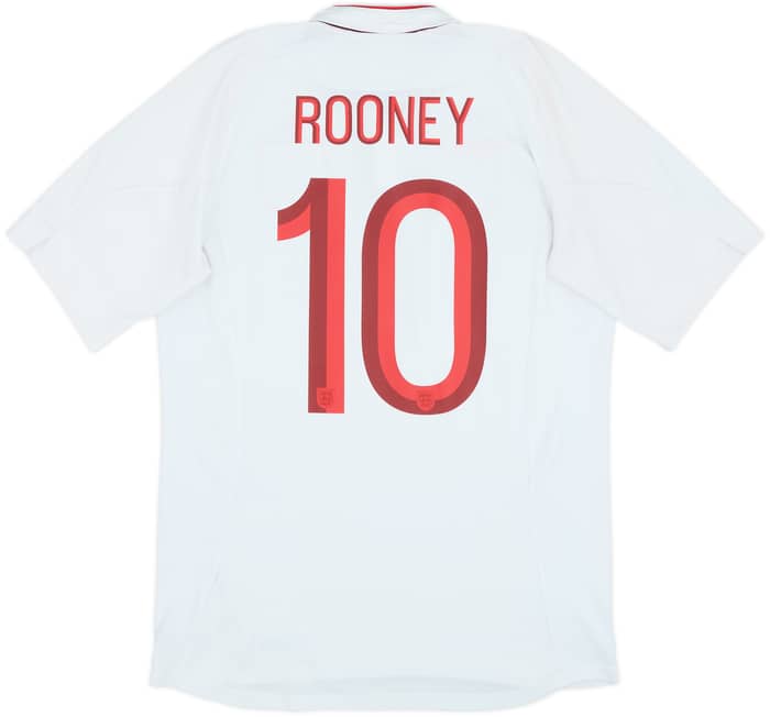 2012-13 England Home Shirt Rooney #10 - 6/10 - (M)