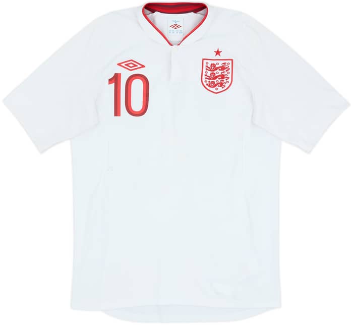 2012-13 England Home Shirt Rooney #10 - 6/10 - (M)
