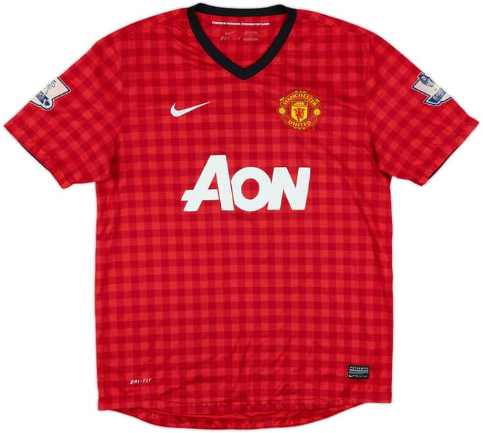 2012-13 Manchester United Home Shirt Valencia #7 - 7/10 - (L)