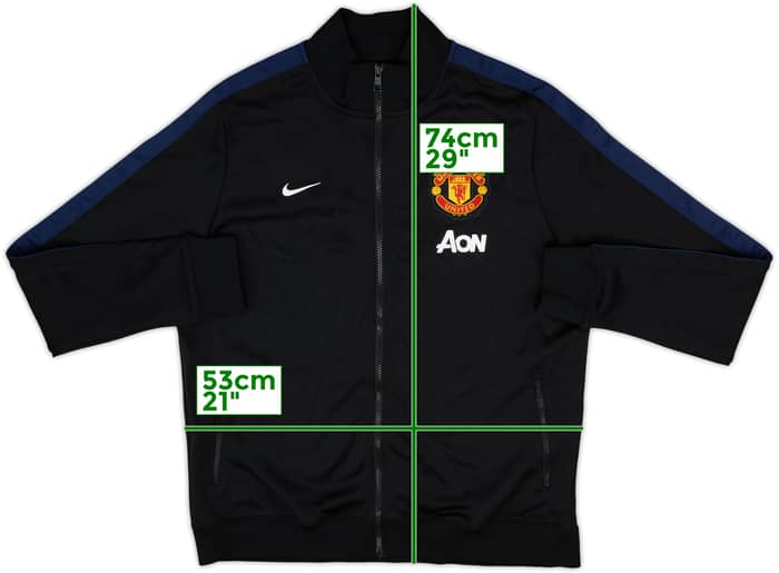 2013-14 Manchester United Nike Track Jacket - 10/10 - (XL)