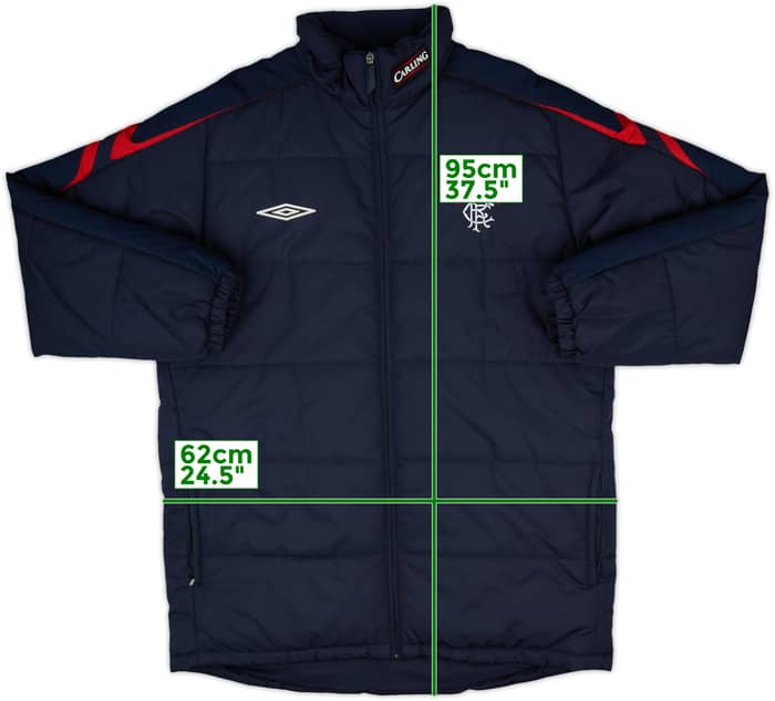 2006-07 Rangers Umbro Padded Bench Coat - 8/10 - (L)