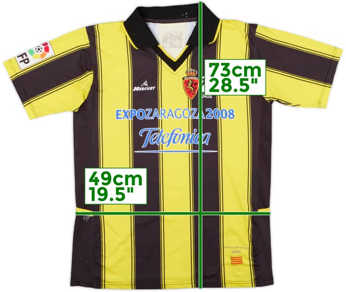 2007-08 Real Zaragoza Away Shirt - 5/10 - (M)
