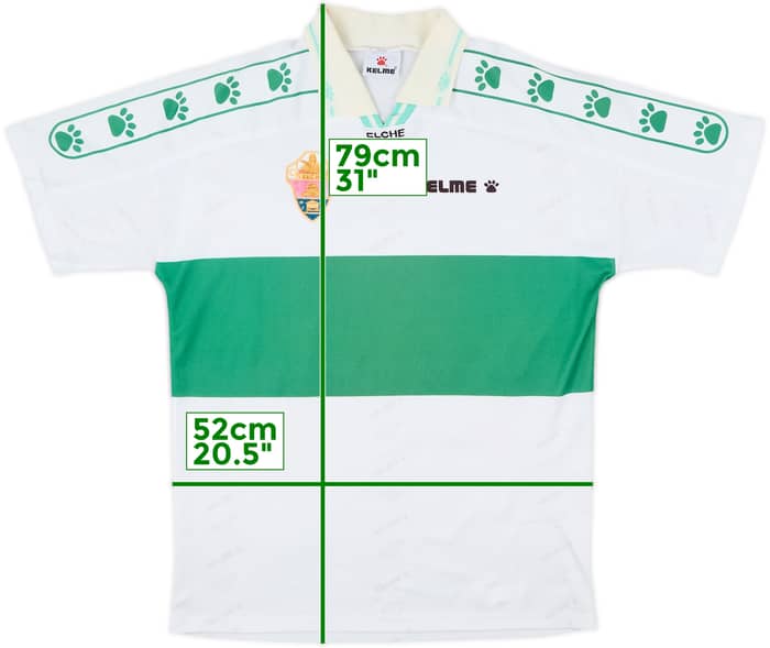 1995-96 Elche Home Shirt - 6/10 - (S)