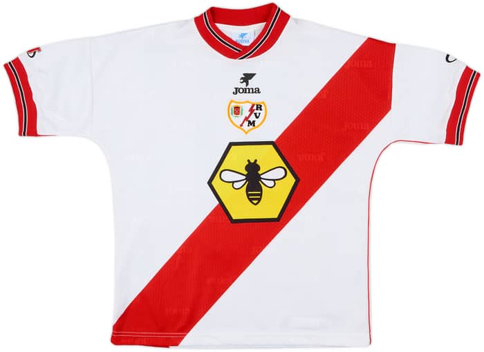 1999-00 Rayo Vallecano Home Shirt Bolo #21 - 8/10 - (L.Boys)