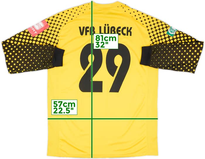 2011-12 VFB Lubeck Match Issue GK Shirt #29
