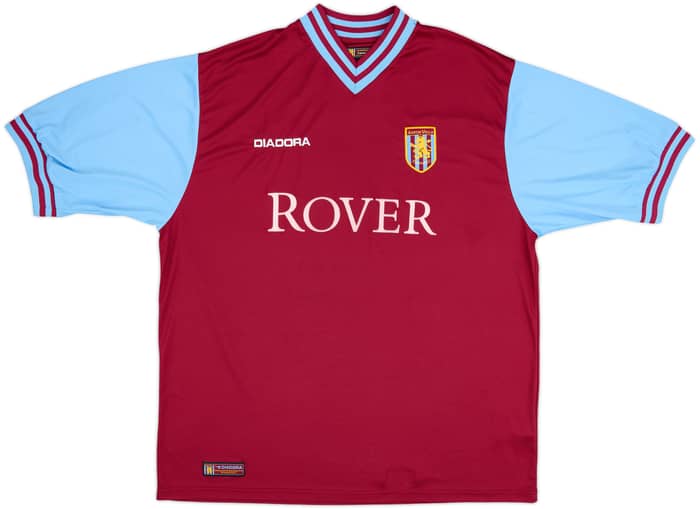 2002-03 Aston Villa Home Shirt - 8/10 - (XL)