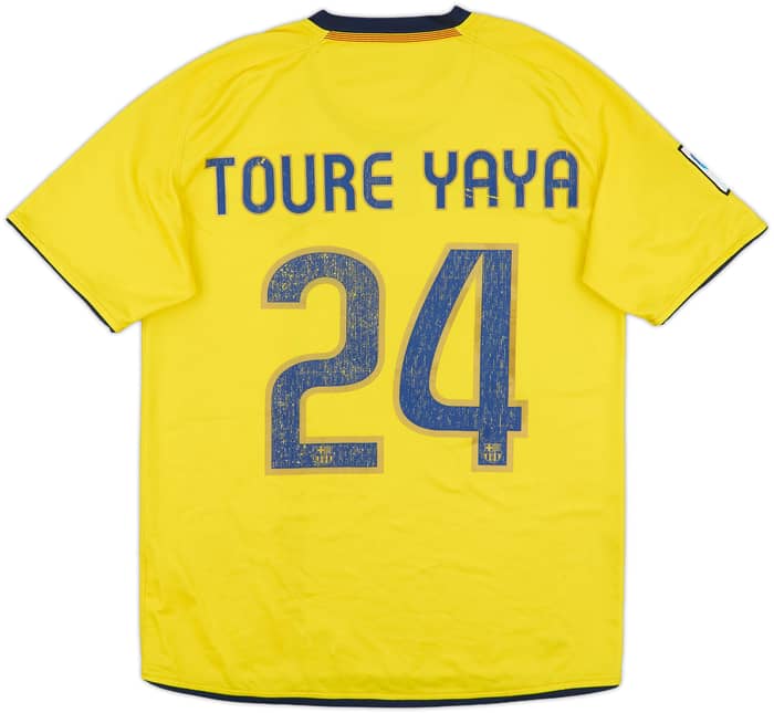 2008-10 Barcelona Away Shirt Toure Yaya #24 - 5/10 - (M)