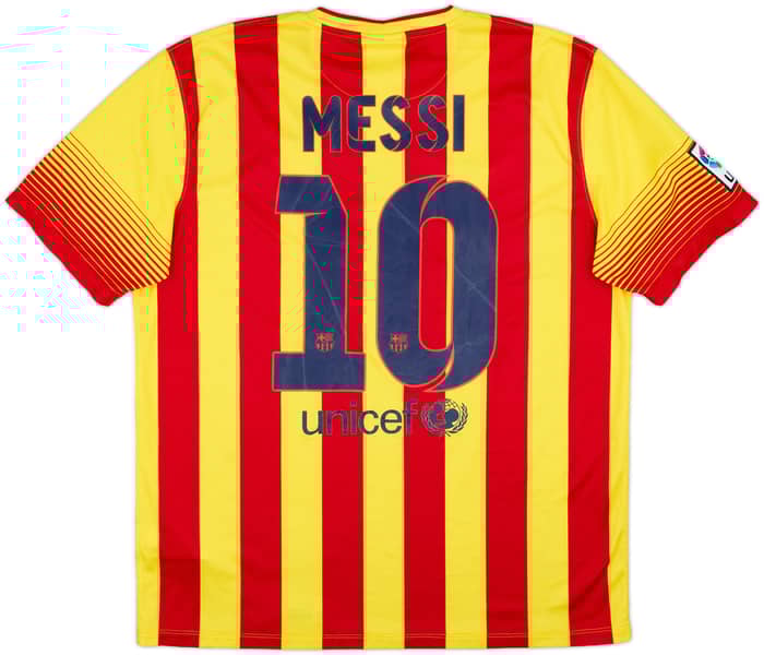 2013-15 Barcelona Away Shirt Messi #10 - 6/10 - (XL)