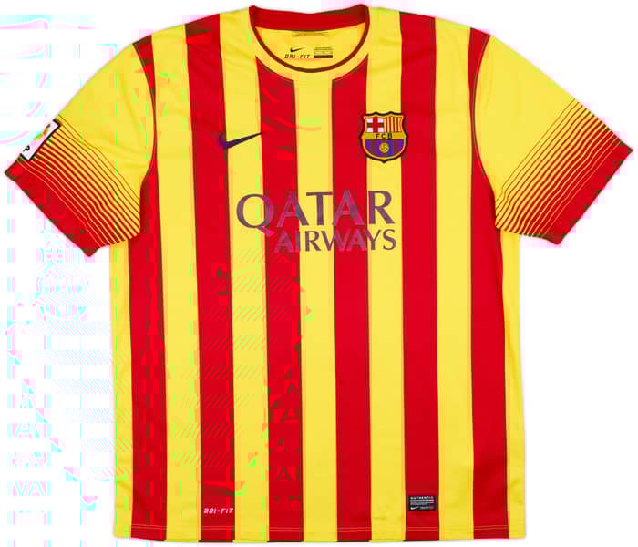 2013-15 Barcelona Away Shirt Messi #10 - 6/10 - (XL)