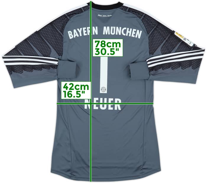 2014-15 Bayern Munich GK Shirt Neuer #1 - 7/10 - (S)