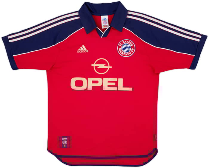 1999-01 Bayern Munich Home Shirt Elber #9 - 7/10 - (S)