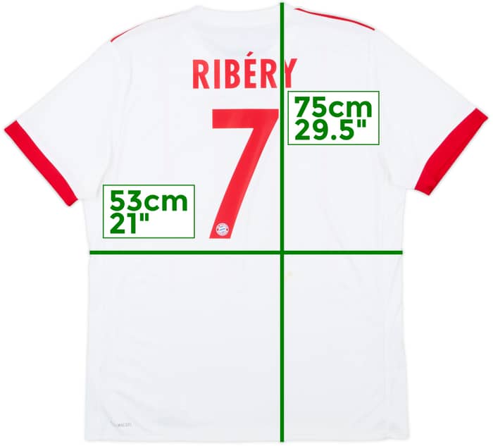 2017-18 Bayern Munich European Third Shirt Ribery #7 - 6/10 - (L)