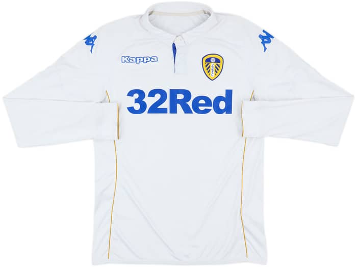 2016-17 Leeds United Home L/S Shirt - 4/10 - (M)