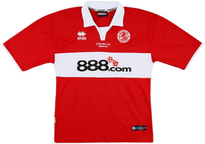 2004 Middlesbrough Home Shirt Hasselbaink #18 - 6/10 - (S)
