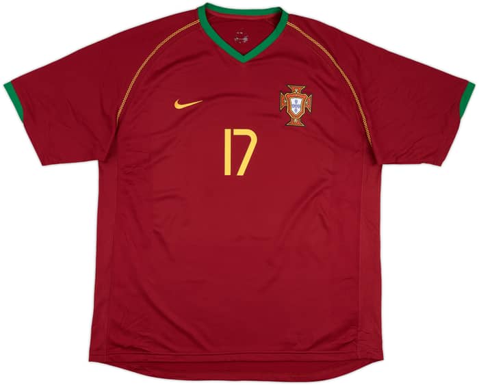 2006-08 Portugal Home Shirt C.Ronaldo #17 - 8/10 - (XXL)