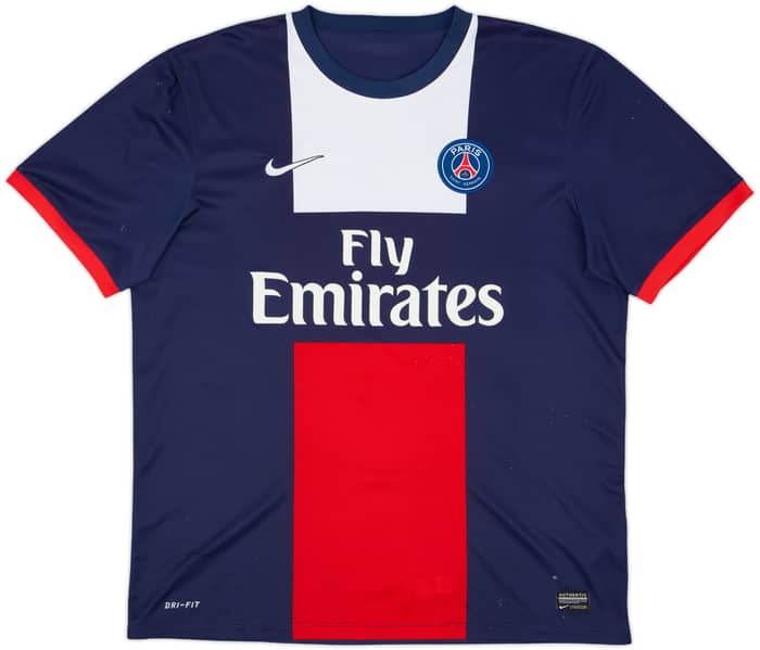 2013-14 Paris Saint-Germain Home Shirt Ibrahimovic #10 - 7/10 - (XL)