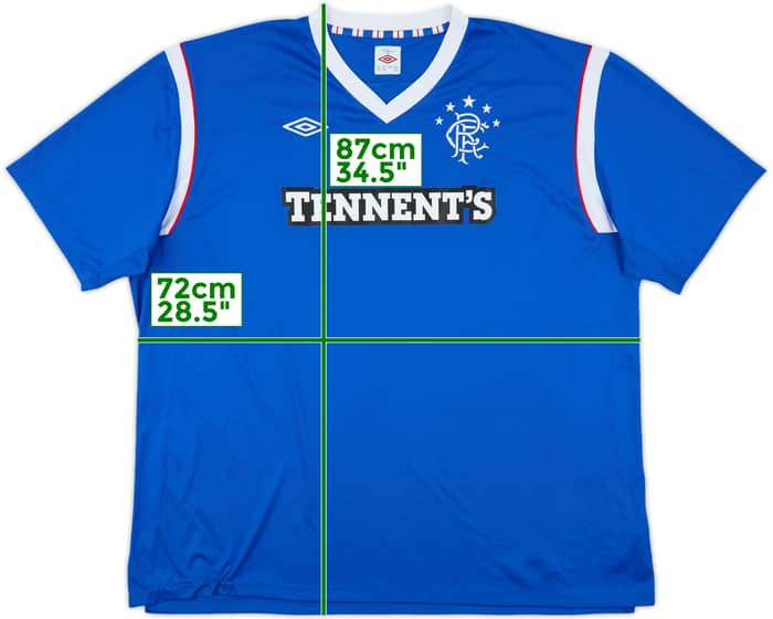 2011-12 Rangers Home Shirt - 4/10 - (5XL)