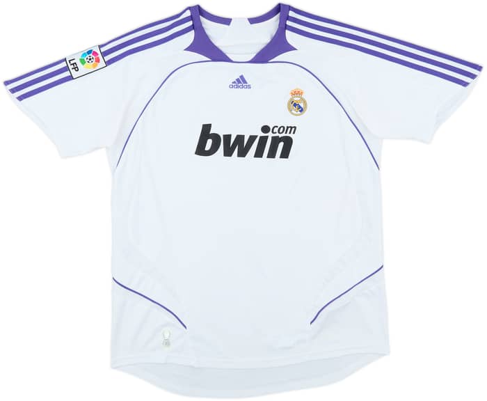 2007-08 Real Madrid Home Shirt Cannavaro #5 - 5/10 - (Women's L)