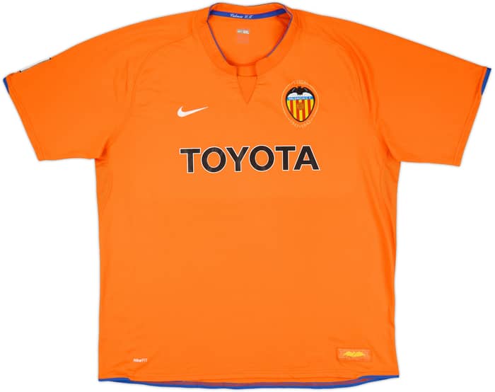 2007-08 Valencia Away Shirt David Villa #7 - 9/10 - (XXL)