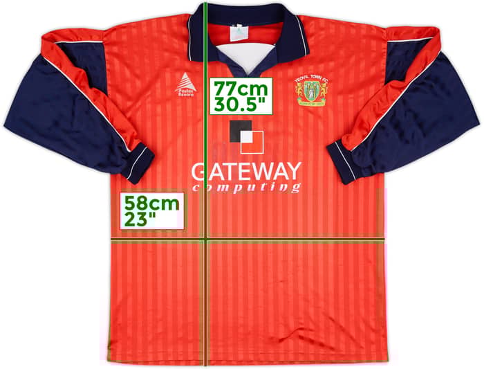 1999-00 Yeovil Town Away L/S Shirt #8 - 6/10 - (XL)