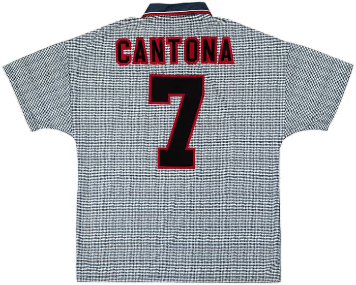 1995-96 Manchester United Away Shirt Cantona #7 - 8/10 - (L)