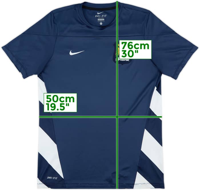 2013-14 Manchester City Nike Training Shirt - 7/10 - (L)