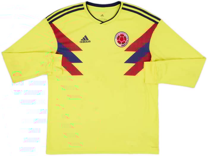 2018-19 Colombia Home L/S Shirt - 6/10 - (L)